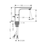 AXOR URQUIOLA SINGLE BASIN MIXER - Image 2