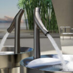 AXOR STARCK ORGANIC 2 HANDLE TALL BASIN MIXER - Image 3