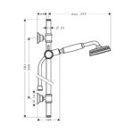 AXOR MONTREUX SHOWER RAIL SET - Image 2