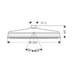 AXOR MONTREUX HEAD SHOWER - Image 2