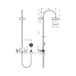 AXOR CITTERIO SHOWERPIPE W/ THERMOSTAT - Image 2
