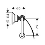 AXOR MONTREUX TOILET PAPER HOLDER - Image 2