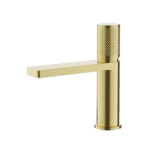 CRESTIAL LINEA BASIN MIXER W/O WASTE SET BRUSHED CHAMPAGNE FINISHED