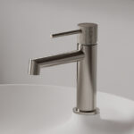CRESTIAL DIAMANT BASIN MIXER W/O POP UP WASTE, BRUSHED NICKEL FINISH - Image 3