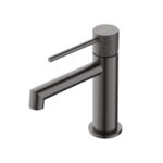 CRESTIAL DIAMANT BASIN MIXER W/O POP UP WASTE ,BRUSHED GUNMETAL FINISH