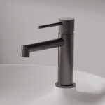 CRESTIAL DIAMANT BASIN MIXER W/O POP UP WASTE ,BRUSHED GUNMETAL FINISH - Image 3