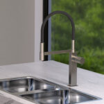 CRESTIAL LINEA SINK MIXER BRUSHED NICKEL FINISH - Image 3