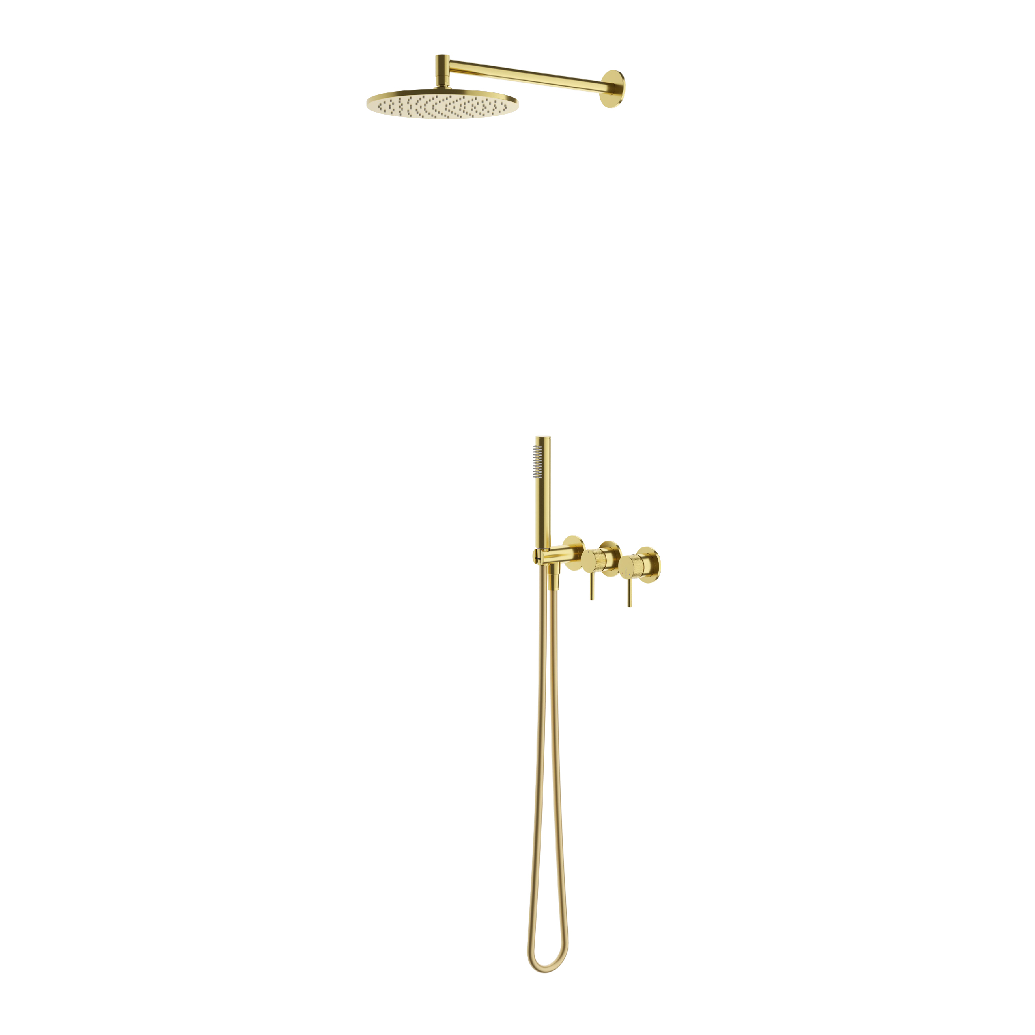Crestial-C36927BC-01.jpg CRESTIAL DIAMANT CONCEALED SHOWER MIXER, BRUSHED CHAMPAGNE FINISH C36927BC - Image 1