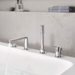 GROHE LINEARE 4-HOLE BATH MIXER WITH CONCEALED BODY - Image 2