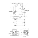 GROHE ATRIO BATH SHOWER MIXER WITH CONCEALED BODY - Image 3