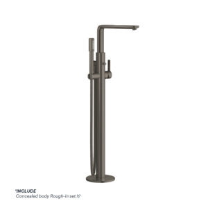GROHE ESSENCE S-LEVER BATH MIXER FLOORMOUNTED WITH CONCEALED BODY