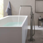 GROHE LINEARE S-LEVER BATH MIXER FLOORMOUNTED WITH CONCEALED BODY - Image 2