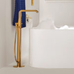 GROHE ESSENCE S-LEVER BATH MIXER FLOORMOUNTED WITH CONCEALED BODY - Image 2