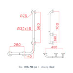GOMAN CLASSIC RILSAN SAFETY HANDLE - Image 3