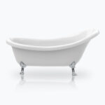 KNIEF VICTORIAN FREESTANDING TUB, CHROME