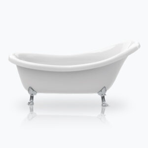 KNIEF VICTORIAN FREESTANDING TUB, CHROME