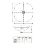 KOHLER VEIL SQUARE VESSEL LAVATORY - Image 3