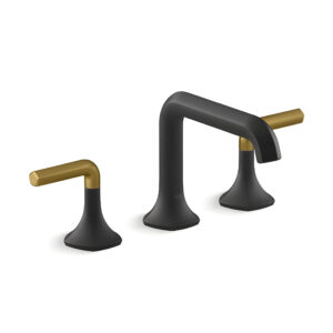 KOHLER OCCASION WIDESPREAD LAVATORY FAUCET L SHAPE SPOUT WITH LEVER HANDLE