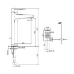 KOHLER TAUT TALL SINGLE CONTROL LAVATORY FAUCET - Image 3