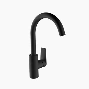 KOHLER TAUT TUBE SPOUT KITCHEN FAUCET MATTE BLACK