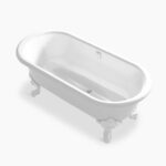 KOHLER CLEO 1.7M FREESTANDING CAST IRON BATHTUB