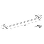 KOHLER JULY 24'TOWEL BAR - Image 3