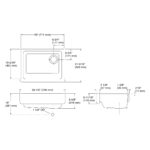KOHLER WHITEHAVEN 30' UNDERMOUNT SINGLE BOWL KITCHEN SINK - Image 3