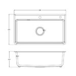 KOHLER CAIRN NEOROC SINGLE BASIN KITCHEN SINK - Image 2