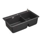 KOHLER CAIRN UNDERMOUNT DOUBLE BOWL KITCHEN SINK