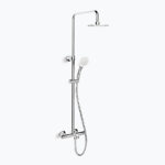 KOHLER JULY THERMOSTATIC 3 WAY BATH AND DUAL SHOWER COLUMN