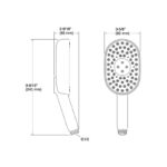KOHLER STATEMENT OBLONG HANDSHOWER WITH WATERMIND - Image 2