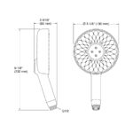 KOHLER STATEMENT ROUND HANDSHOWER WITH WATERMIND - Image 3