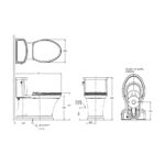 KOHLER HARKEN 1PC TOILET - Image 3