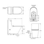 KOHLER KOHLER BRAZN 1PC TOILET W/ SLIM QUIET CLOSE SEAT - Image 3