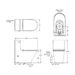 KOHLER BRAZN 1PC TOILET WITH SLIM QUIET CLOSE SEAT - Image 3