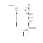 KOHLER CUFF HYGIENE SPRAY WITH HOSE & BRACKET - Image 3