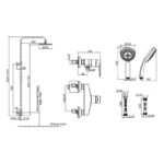 KOHLER TAUT WALL MOUNT SHOWER COLUMN - Image 3