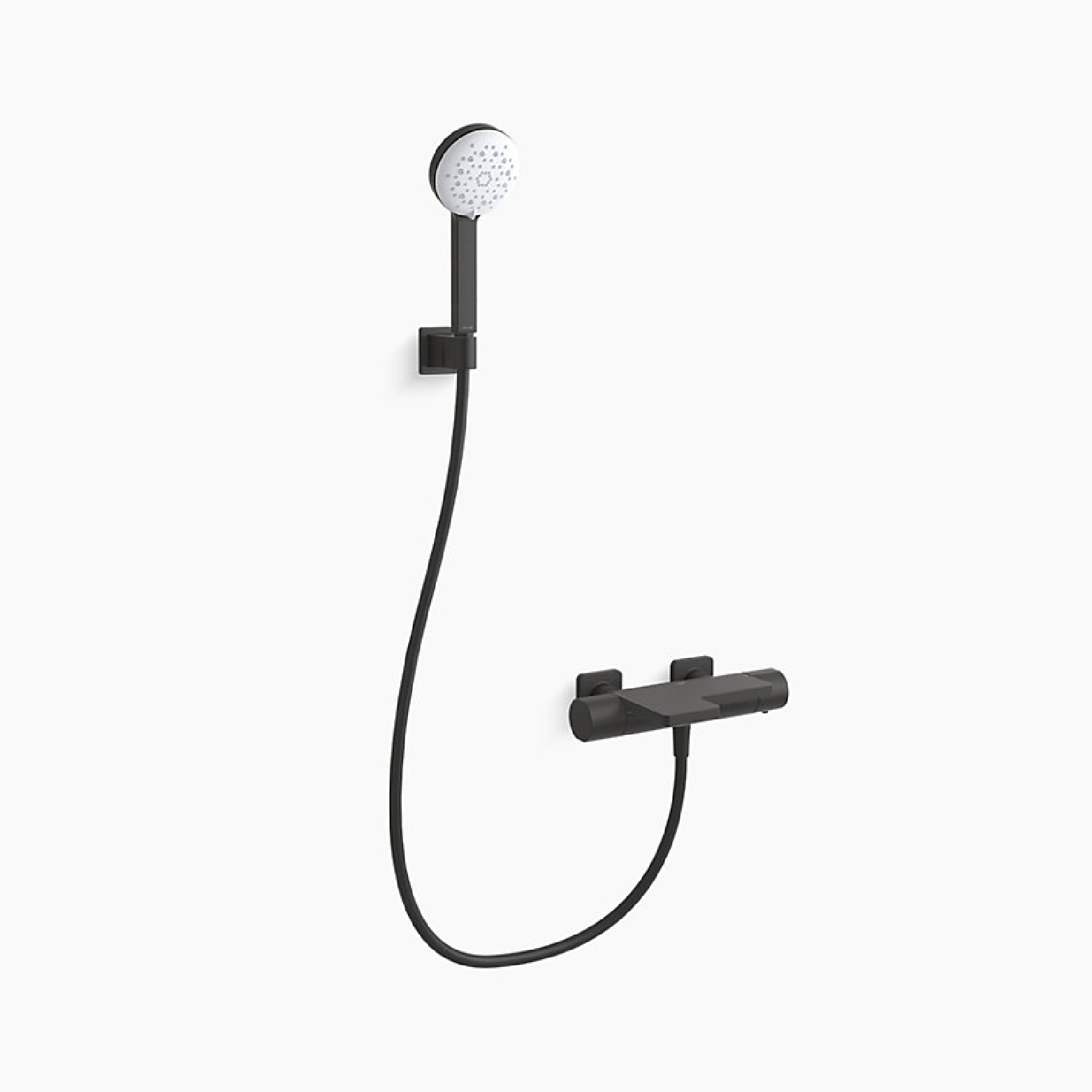 E-Com-WEB-Kohler-68_K-23523T-9-BL-01.jpg KOHLER PARALLEL WALL MOUNT THERMOSTATIC BATH & SHOWER MIXER FAUCET - Image 1