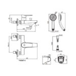 KOHLER TAUT WALL MOUNT BATH & SHOWER FAUCET - Image 3