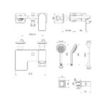 KOHLER PARALLEL EXPOSED BATH & SHOWER FAUCET - Image 2