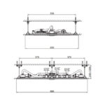 KOHLER BEITOU MULTIFUNCTION CEILING MOUNT SHOWER HEAD - Image 3