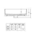 KOHLER MICA SQUARE VESSEL LAVATORY - Image 5