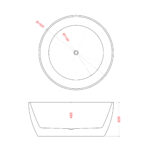 SANITAR ROUND 150 FREESTANDING BATHTUB - Image 3