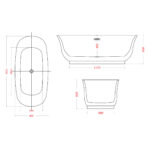 SANITAR RETRO FREESTANDING BATHTUB - Image 3