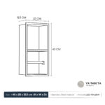 STERN KONZEPT STAINLESS STEEL TISSUE RACK TEA APRICOT - Image 3