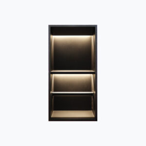 STERN KONZEPT STAINLESS STEEL TISSUE RACK MATTE BLACK