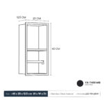 STERN KONZEPT STAINLESS STEEL TISSUE RACK MATTE BLACK - Image 3