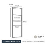 STERN KONZEPT STAINSLESS STEEL REFUSE BIN TEA APRICOT - Image 3