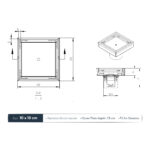 STERN KONZEPT CONCEAL TILE DRAIN 10X10 CM - Image 3