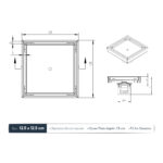 STERN KONZEPT CONCEAL TILE DRAIN 12.5X12.5 CM - Image 3